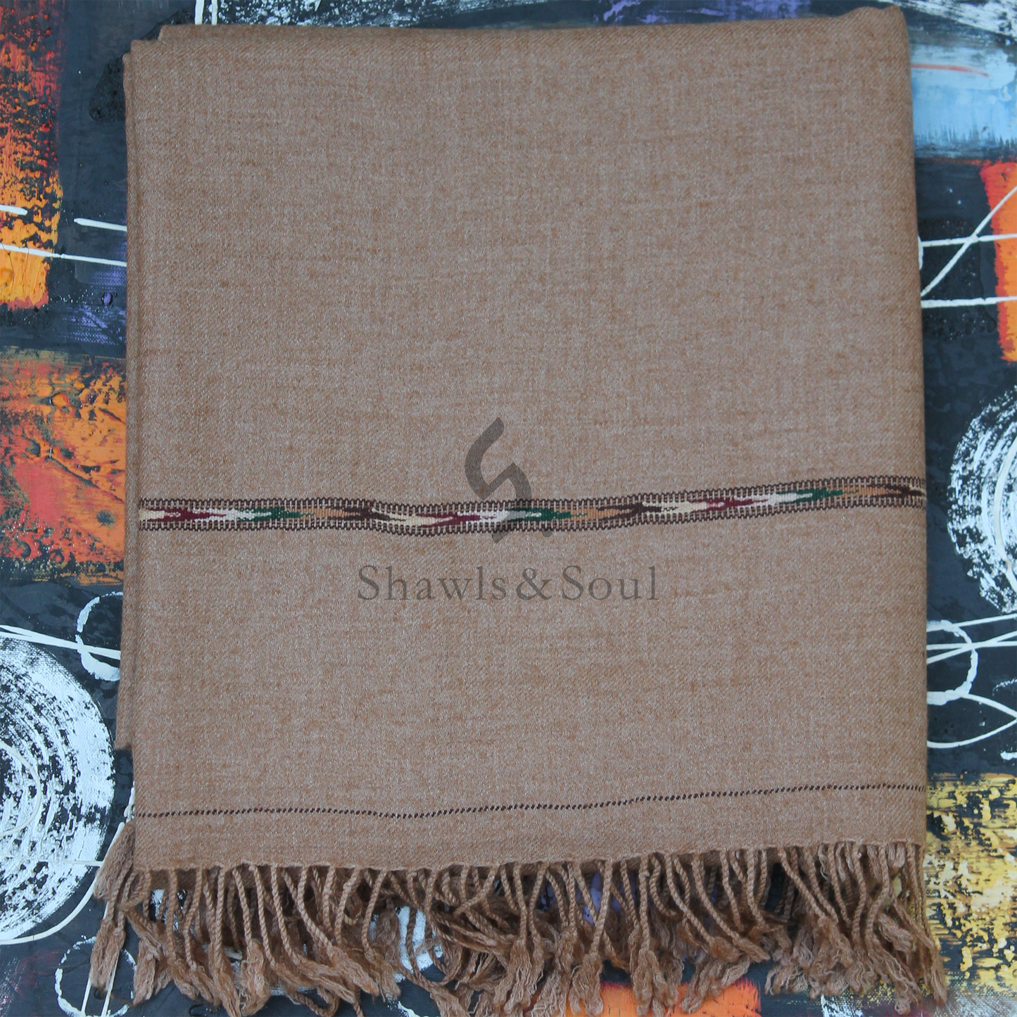 Men's Chocolate Shawl