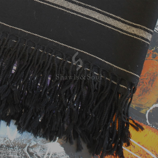Taj Black Shawl