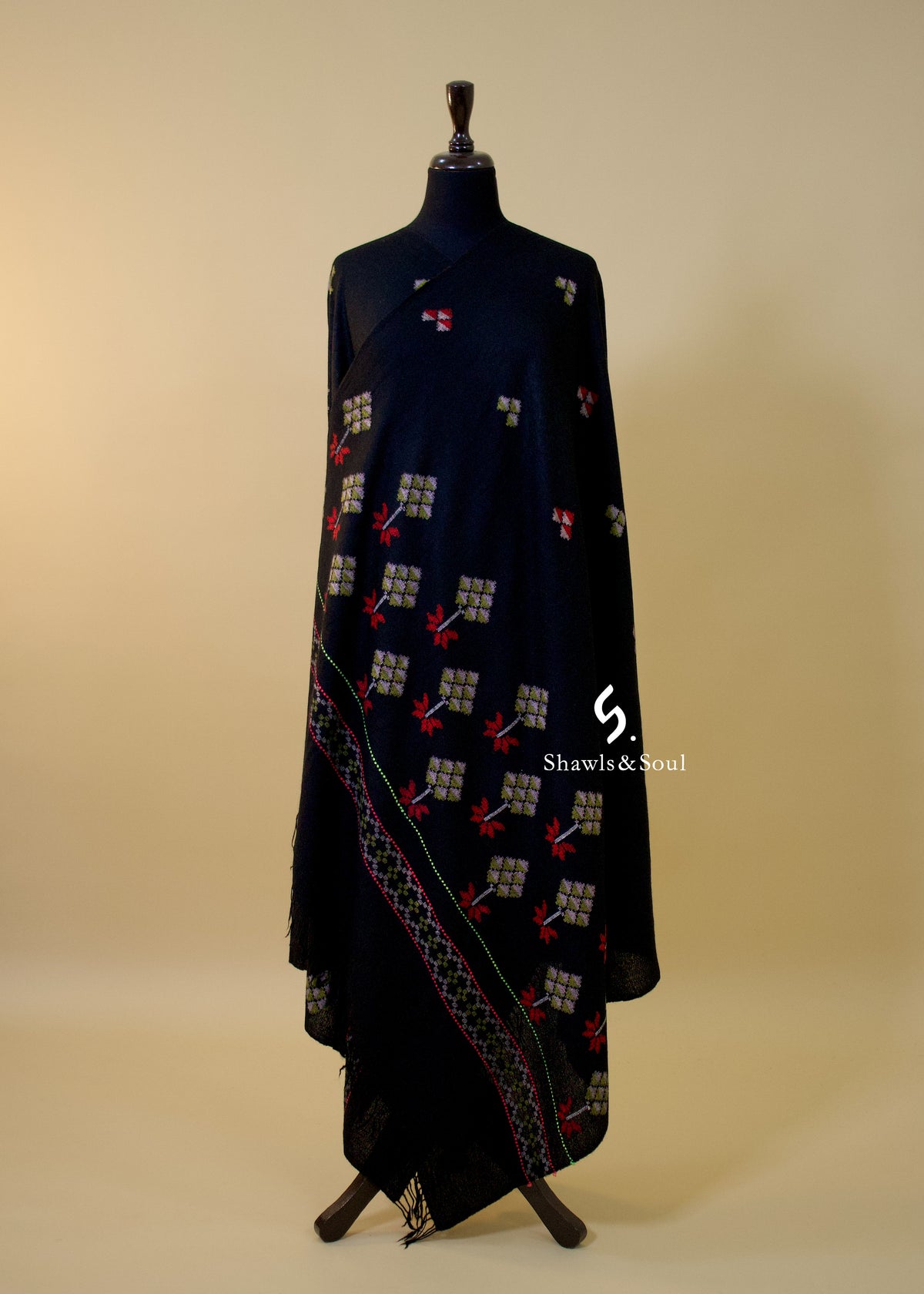 Woven Shah Balooth Black
