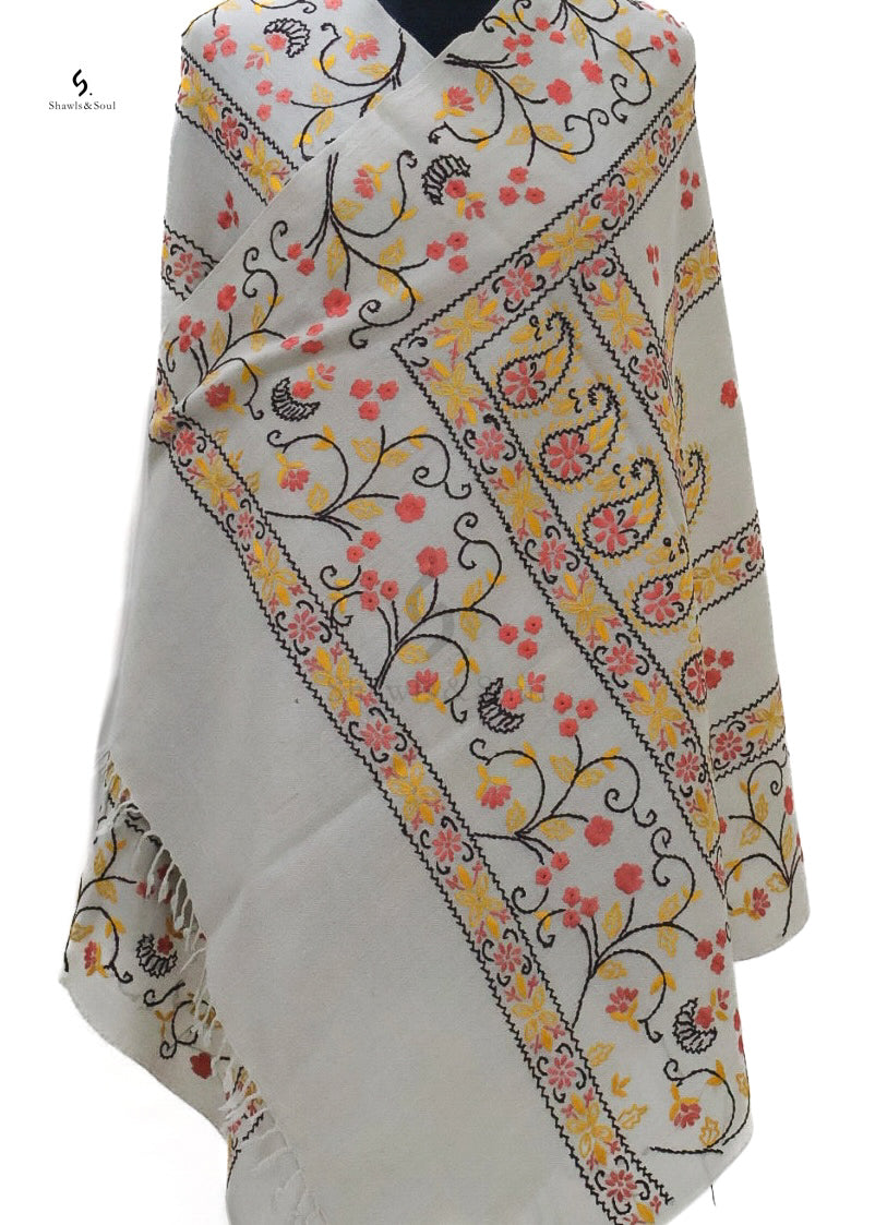 Multani Floral Stole B